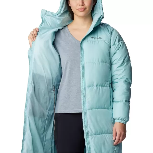 Columbia Womens Puffect Long JacketAqua Haze