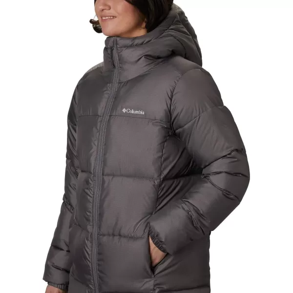 Columbia Womens Puffect Mid Hooded JacketCity Grey