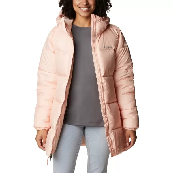 Columbia Womens Puffect Mid Hooded JacketPeach Blossom