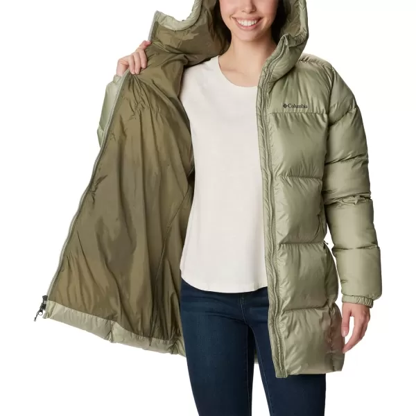 Columbia Womens Puffect Mid Hooded JacketSafari