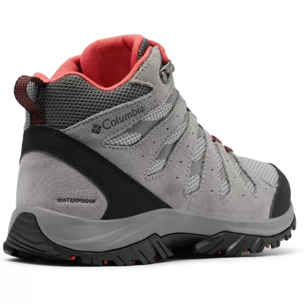 Columbia Womens Redmond Iii Mid Waterproof Hiking ShoeSteamRed Coral