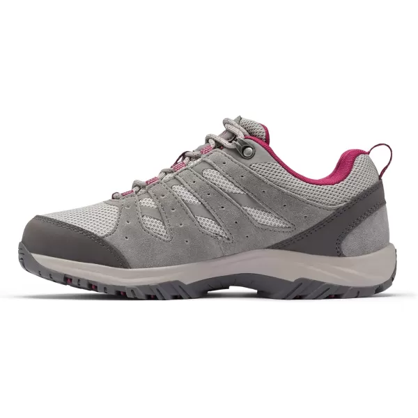 Columbia Womens Redmond Iii Waterproof Hiking ShoeTitanium TitaniumRed Onion