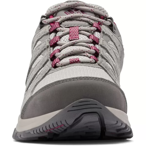 Columbia Womens Redmond Iii Waterproof Hiking ShoeTitanium TitaniumRed Onion