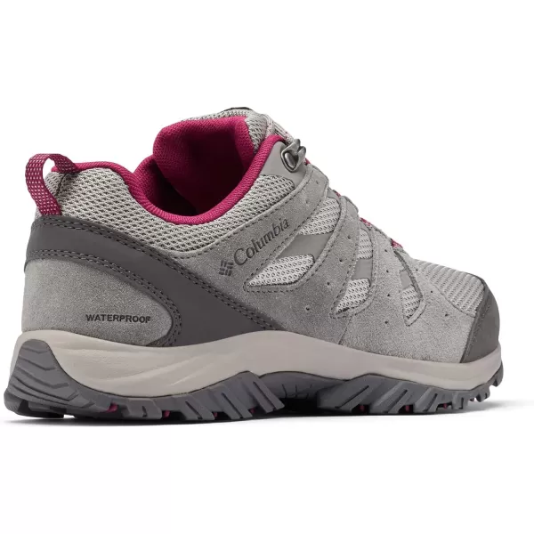 Columbia Womens Redmond Iii Waterproof Hiking ShoeTitanium TitaniumRed Onion