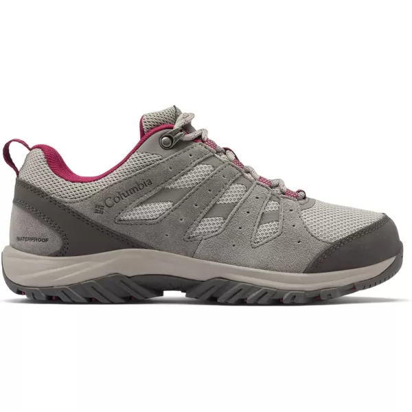 Columbia Womens Redmond Iii Waterproof Hiking ShoeTitanium TitaniumRed Onion