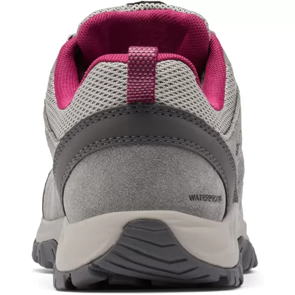 Columbia Womens Redmond Iii Waterproof Hiking ShoeTitanium TitaniumRed Onion