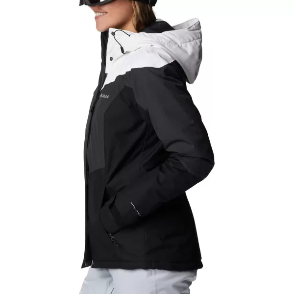 Columbia Womens Rosie Run Insulated JacketSharkWhiteBlack