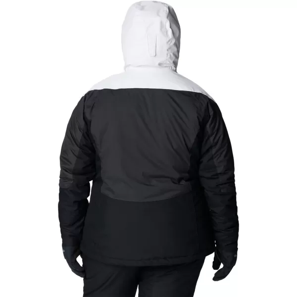 Columbia Womens Rosie Run Insulated JacketSharkWhiteBlack