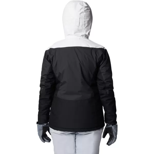 Columbia Womens Rosie Run Insulated JacketSharkWhiteBlack