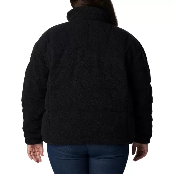 Columbia Womens Ruby Falls Novelty JacketBlack Doodle Sherpa