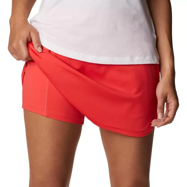 Columbia Womens Sandy Creek Stretch SkortRed Hibiscus