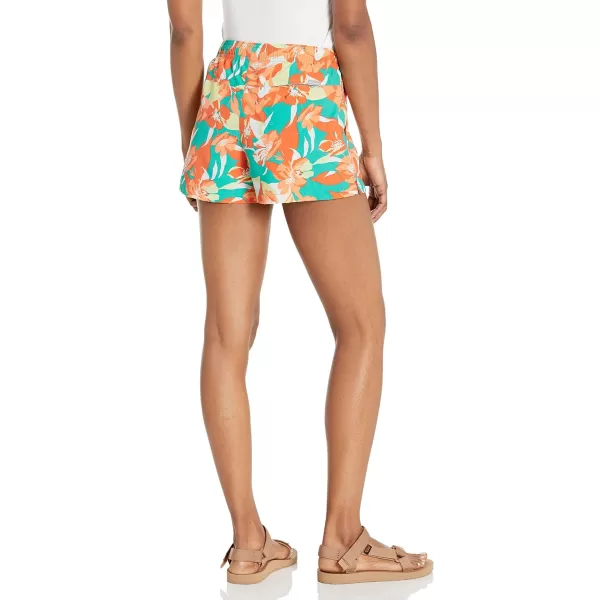 Columbia Womens Sandy River Ii Printed ShortBright AquaPop Flora