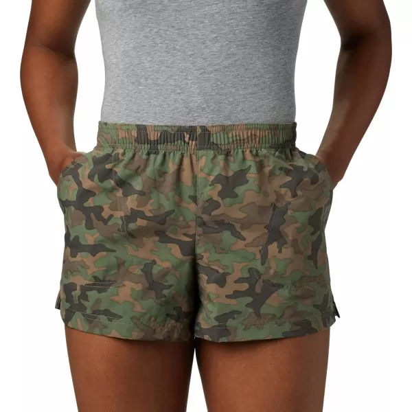 Columbia Womens Sandy River Ii Printed ShortCypress Camo Print