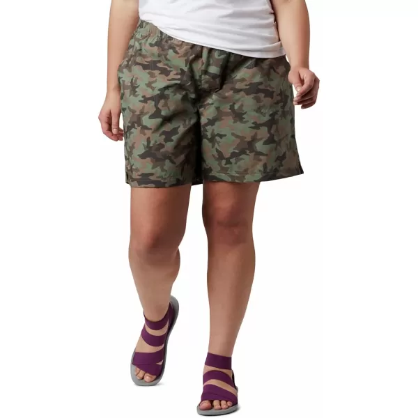 Columbia Womens Sandy River Ii Printed ShortCypress Camo Print