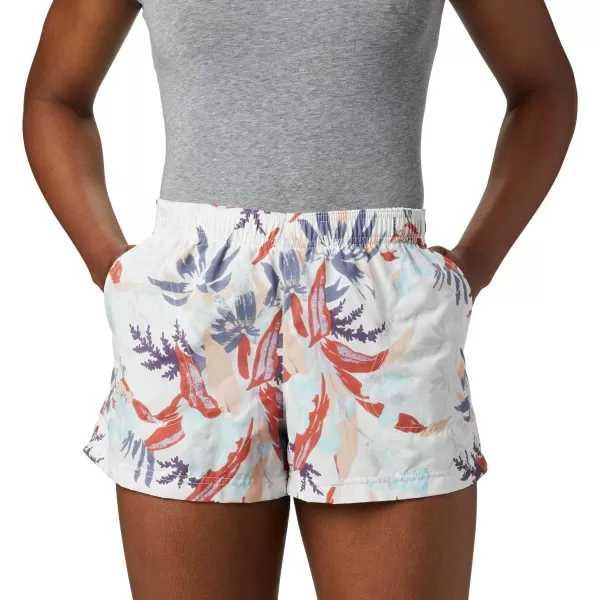 Columbia Womens Sandy River Ii Printed ShortNew Moon Magnolia Print