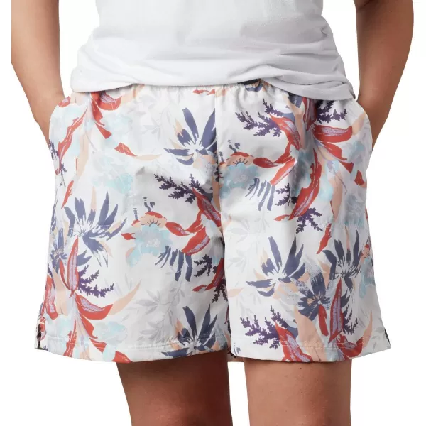 Columbia Womens Sandy River Ii Printed ShortNew Moon Magnolia Print