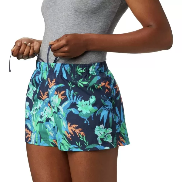 Columbia Womens Sandy River Ii Printed ShortNocturnal Magnolia Print