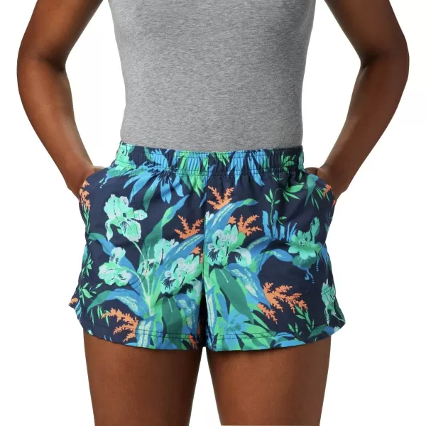 Columbia Womens Sandy River Ii Printed ShortNocturnal Magnolia Print