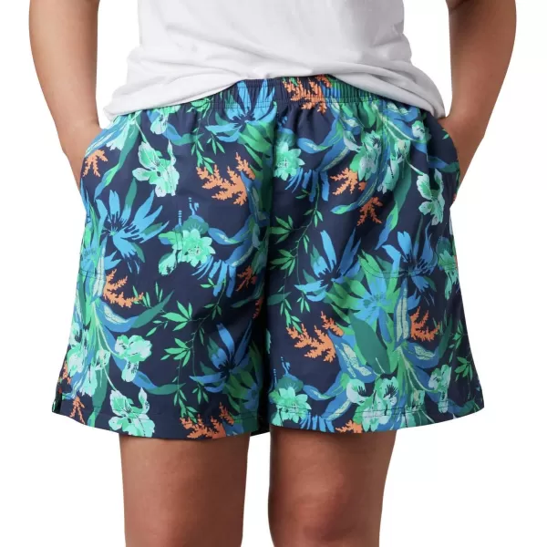 Columbia Womens Sandy River Ii Printed ShortNocturnal Magnolia Print