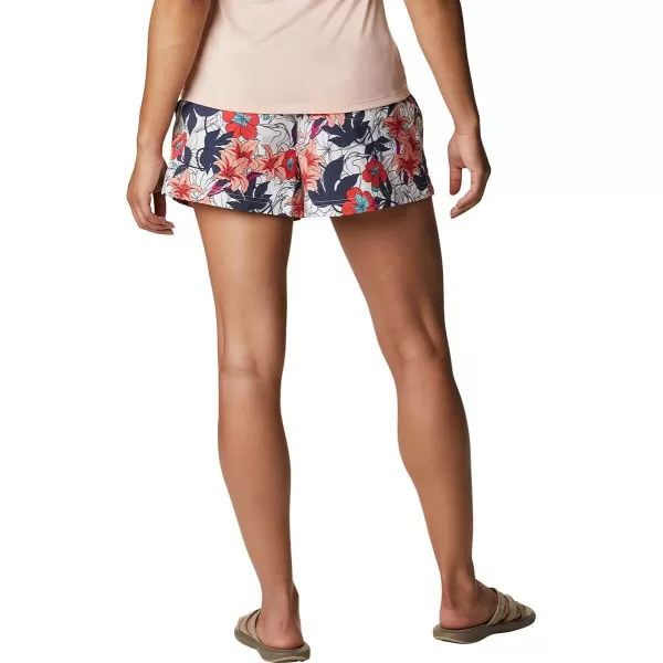 Columbia Womens Sandy River Ii Printed ShortWhite Lakeshore Floral Multi