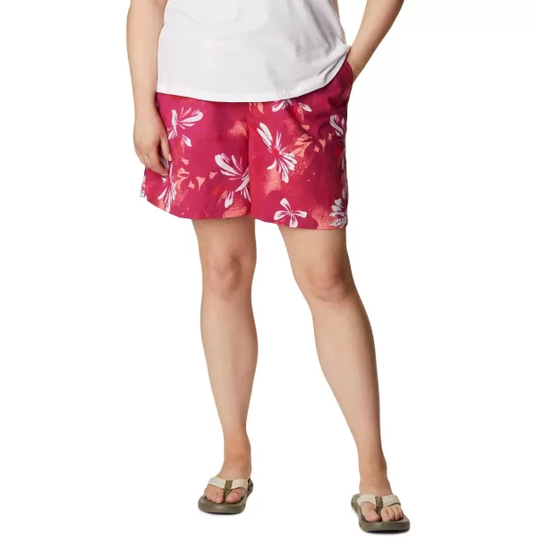 Columbia Womens Sandy River Ii Printed ShortWild Fuchsia Daisy Party