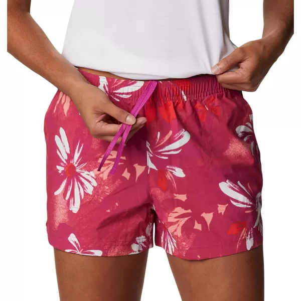 Columbia Womens Sandy River Ii Printed ShortWild Fuchsia Daisy Party