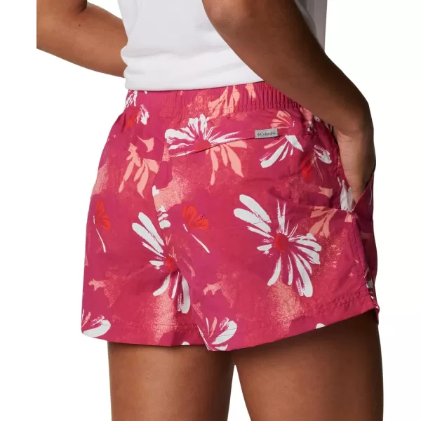 Columbia Womens Sandy River Ii Printed ShortWild Fuchsia Daisy Party