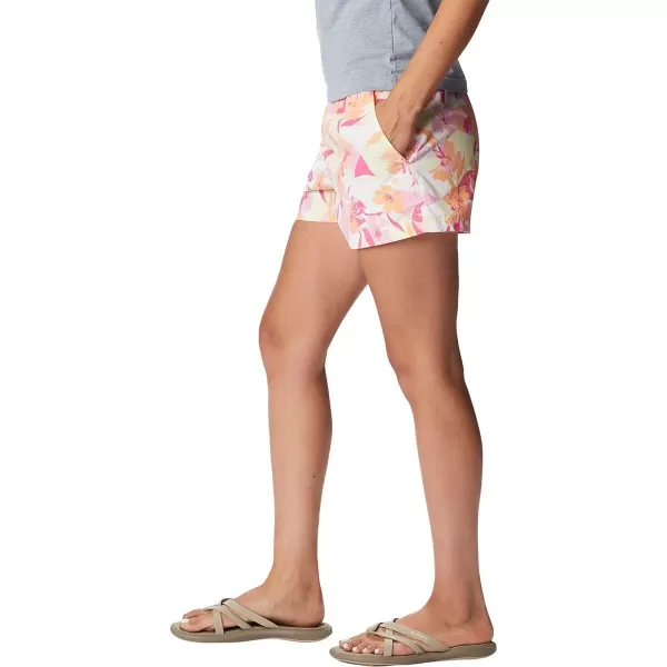 Columbia Womens Sandy River Ii Printed ShortWild RosePop Flora