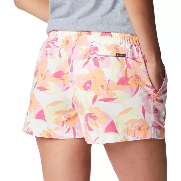 Columbia Womens Sandy River Ii Printed ShortWild RosePop Flora