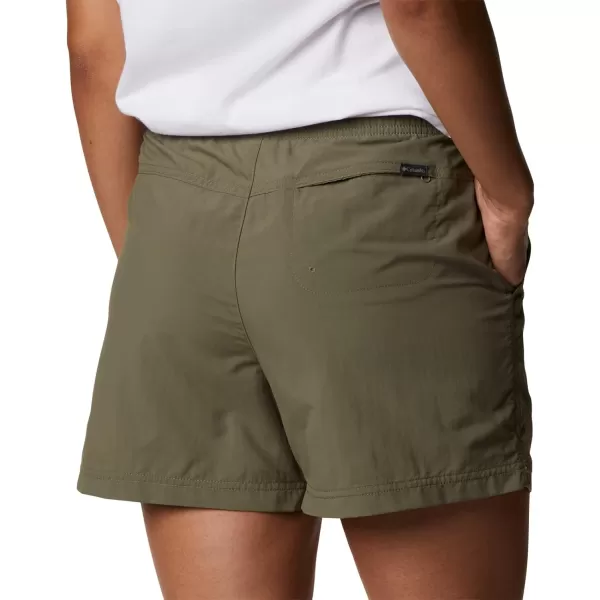 Columbia Womens Sandy River ShortStone Green