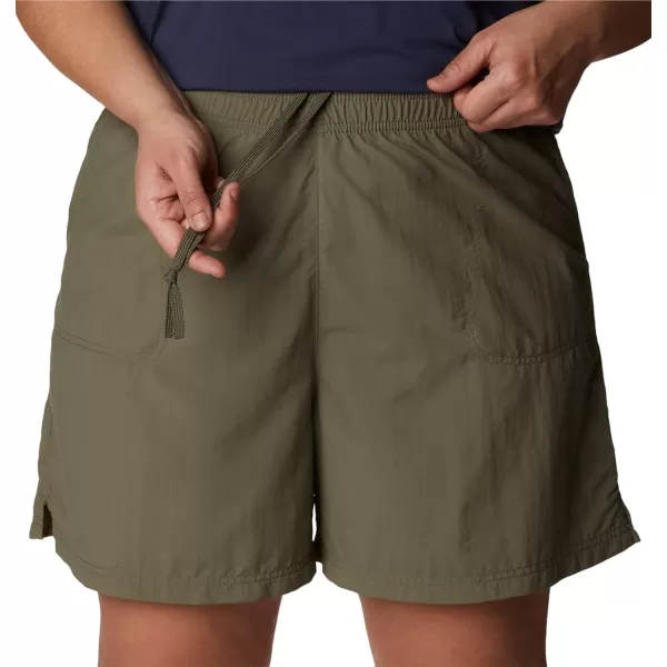 Columbia Womens Sandy River ShortStone Green