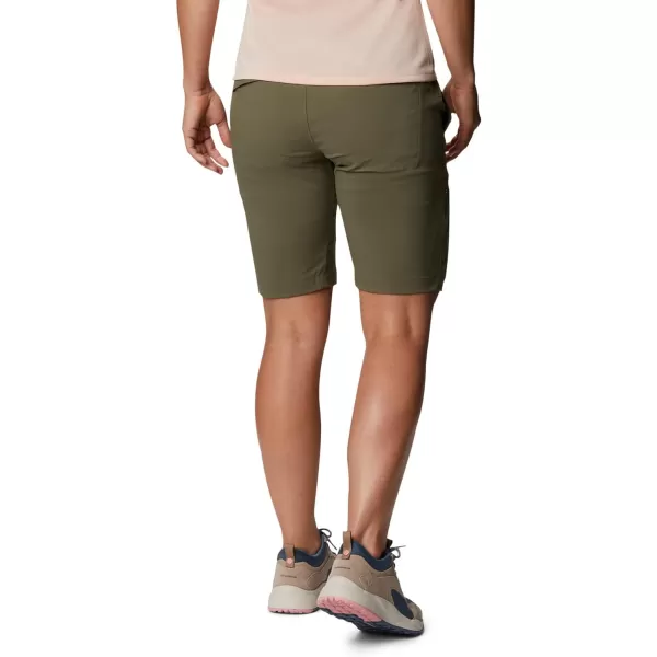 Columbia Womens Saturday Trail Long ShortStone Green