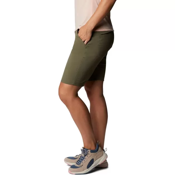 Columbia Womens Saturday Trail Long ShortStone Green