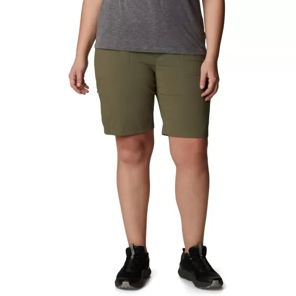 Columbia Womens Saturday Trail Long ShortStone Green