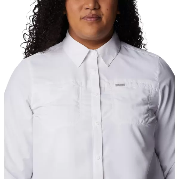 Columbia Womens Silver Ridge 30 Long SleeveWhite