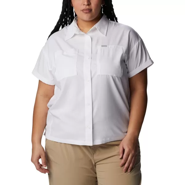 Columbia Womens Silver Ridge Utility Short Sleeve ShirtWhite