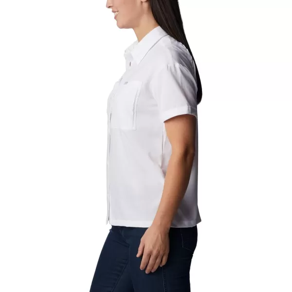 Columbia Womens Silver Ridge Utility Short Sleeve ShirtWhite