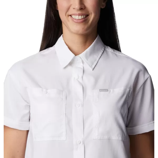 Columbia Womens Silver Ridge Utility Short Sleeve ShirtWhite