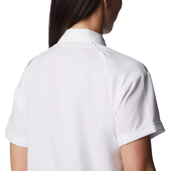 Columbia Womens Silver Ridge Utility Short Sleeve ShirtWhite