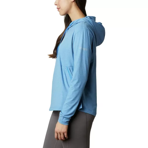 Columbia Womens Slack Water Knit HoodieAzure Blue Heather