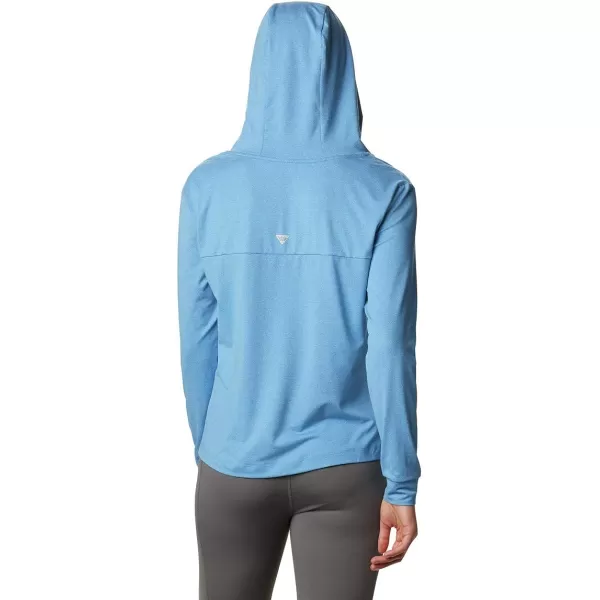 Columbia Womens Slack Water Knit HoodieAzure Blue Heather