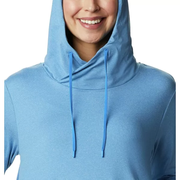 Columbia Womens Slack Water Knit HoodieAzure Blue Heather