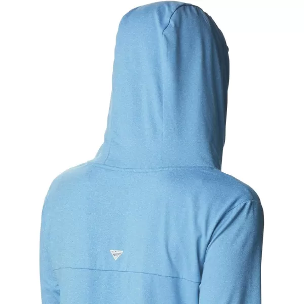 Columbia Womens Slack Water Knit HoodieAzure Blue Heather