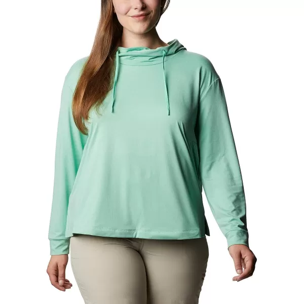 Columbia Womens Slack Water Knit HoodieKelp Heather