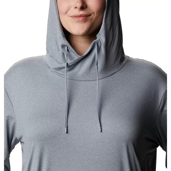 Columbia Womens Slack Water Knit HoodieTradewinds Grey Heather