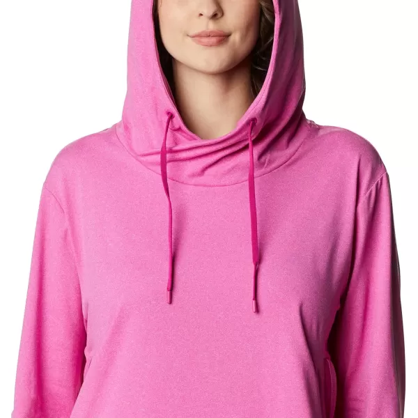 Columbia Womens Slack Water Knit HoodieWild Fuchsia Heather