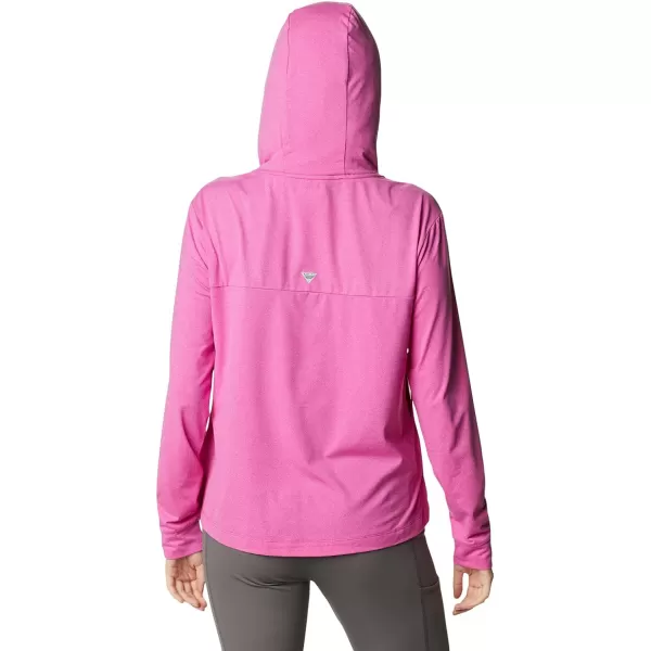 Columbia Womens Slack Water Knit HoodieWild Fuchsia Heather