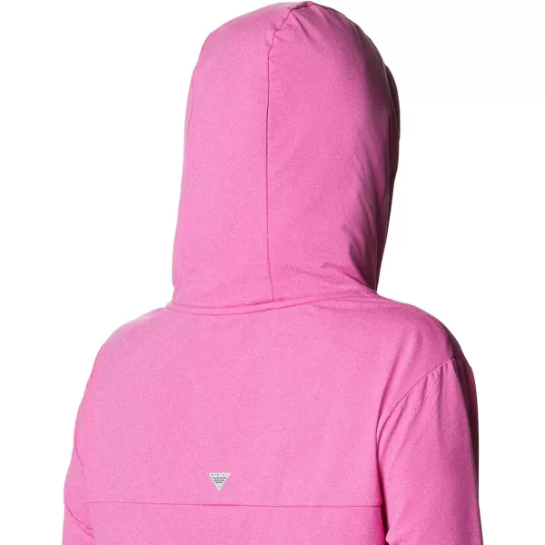 Columbia Womens Slack Water Knit HoodieWild Fuchsia Heather