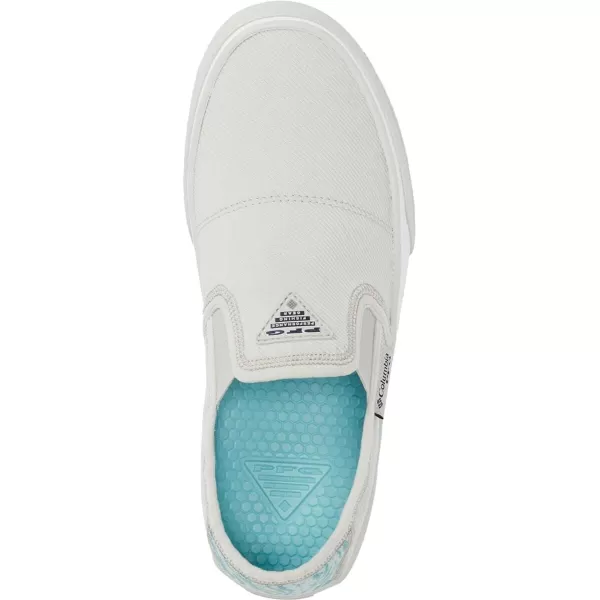 Columbia Womens Slack Water PFG Slip Boat ShoeGrey IceSea Wave