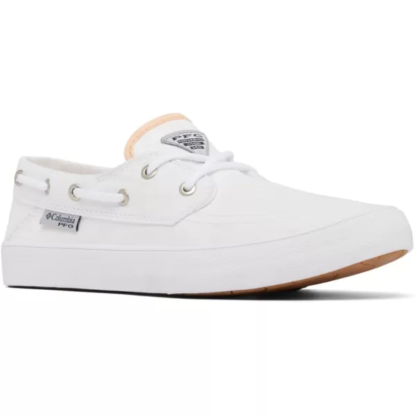 Columbia Womens Slackwater Boat PFG ShoeWhiteIcy Morn